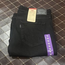 Levi's Women's 314 Shaping Straight Mid-Rise Stretch Denim Jean Size 33 010