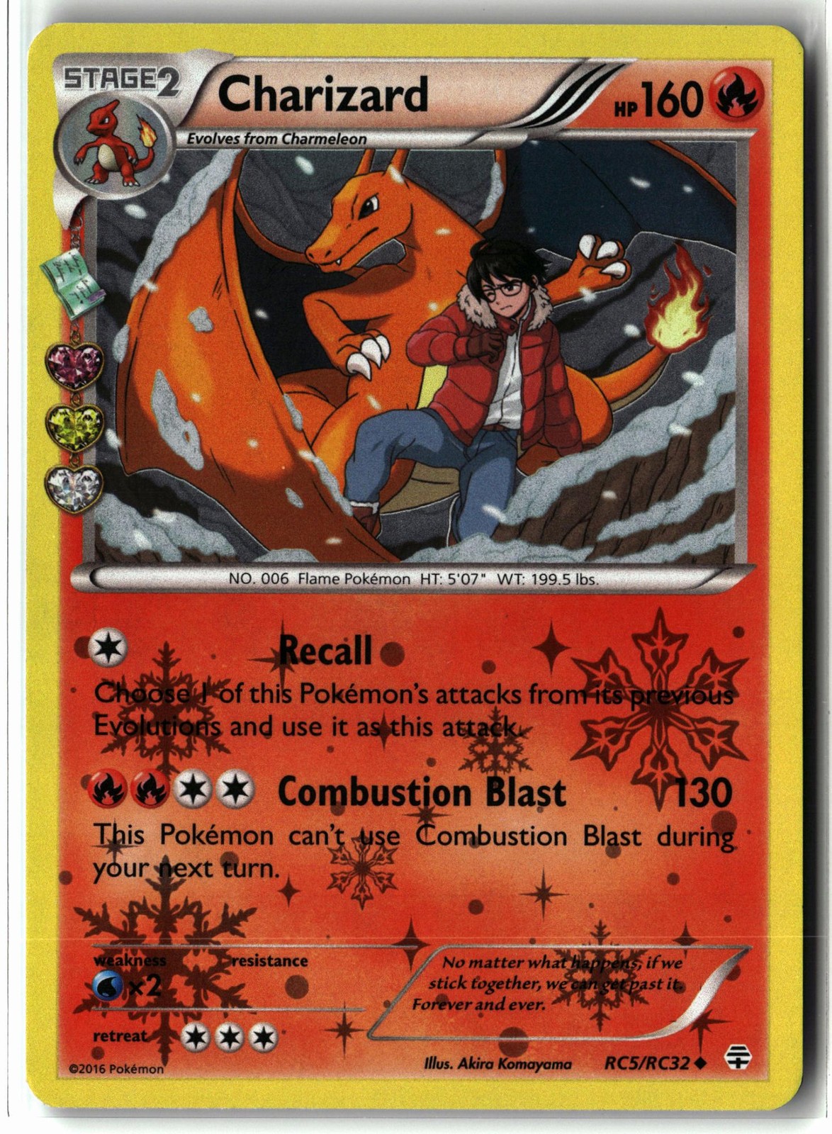 Charizard ⭐️ RC5/RC32 Holo Uncommon Generations 2016 Pokemon NM/LP