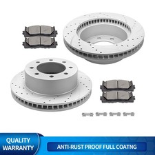 Fit For Dodge Ram 1500 2500 3500 353mm Front Slotted Rotors And Brakes Pads Kits Fit For Dodge Ram 1500 2500 3500 353mm Front Slotted Rotors And Brakes Pads Kits