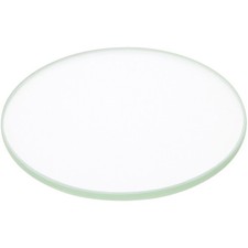 Plymor 2.5" Round, 3mm Thick Non-Beveled Clear Glass Circle