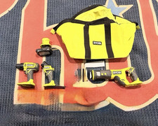 Ryobi ONE 18V Cordless 3-Tool Combo Kit w/ Carry Bag
