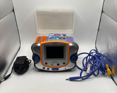 Vtech Vsmile Pocket Learning System With 21 Games - Tested & Works