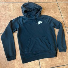 Nike Sportswear Womens Funnel Neck Hoodie Black Size S