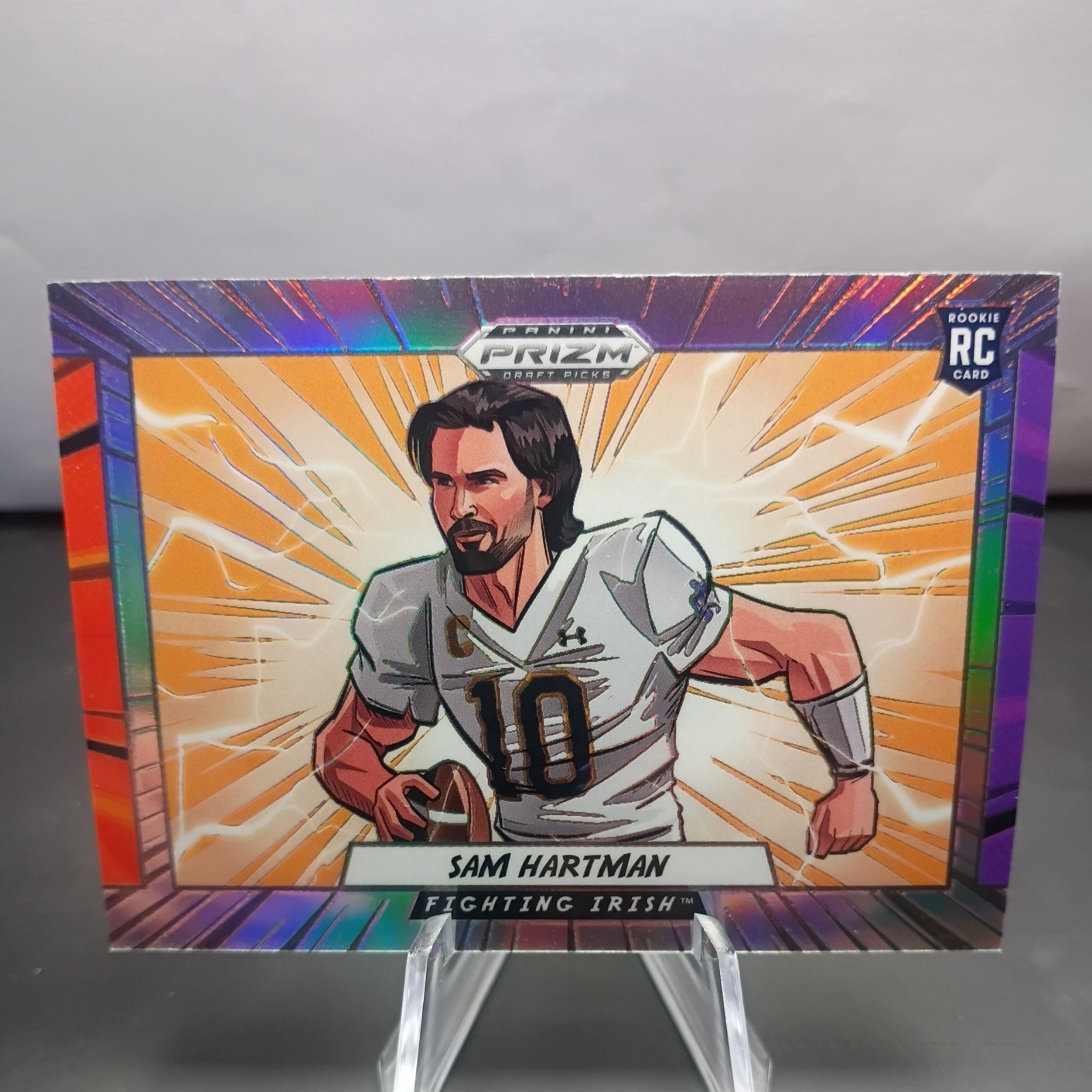 2024 Panini Prizm Draft Picks - Manga Sam Hartman #MGS-SHN (RC) Case Hit 🔥 SP