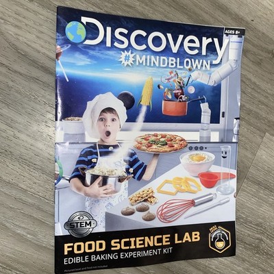 Discovery Mindblown Food Science Lab Edible Baking Experiment Kit BOOK ONLY