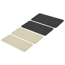 12''×5'' Felt Bag Base Shaper, 4pcs Bag Bottom Organizer, Black, Beige