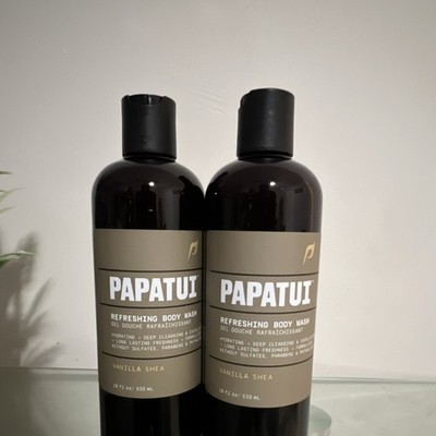 PAPATUI Hydrating Body Wash Vanilla Shea 18 fl oz Deep Cleansing Paraben-Free