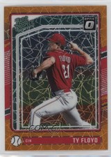 2024 Panini Donruss Optic Rated Prospects Orange Velocity Prizm Ty Floyd 1hr4