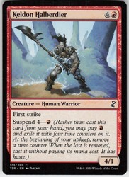 Keldon Halberdier #173 Time Spiral: Remastered Common