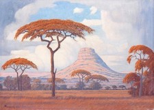 South Africa Art Print ? J. H. Pierneef 1929 VINTAGE poster print art