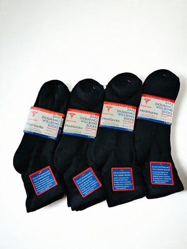 Neu Endurance nicht elastische Diabetikersocken weiche Baumwolle sanfter Griff UK Größen 6 Paar - Bild 4 von 13