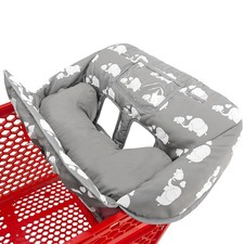 Love go Soft Pillow Attached 2-in-1 Shopping Cart and High Chair Cover for Ba...