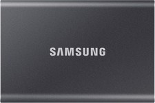Image of Samsung T7 Portable SSD - 2 TB - USB 3.2 Gen.2 External SSD Titanium Grey