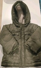 Cat Jack Winter Jacket Coat Unisex Green 3t