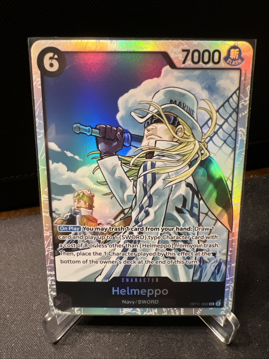 One Piece TCG English OP11-092 Helmeppo SR Foil | eBay