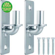 2 Pack Wall Mount Gate Hinges Heavy Duty 5/8in Pin for Farm Chain Link Fence
