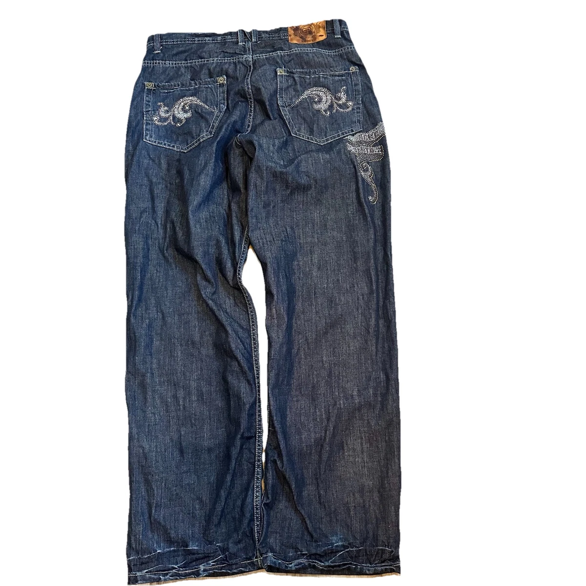 Jeans Ecko Unltd Homme Taille 42x32 - Denim Bleu Classique En Très Bon état
