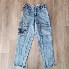 Vintage 90s Bugle Boy Company Mountain Patrol Tapered Jeans Size 31 X 32.5