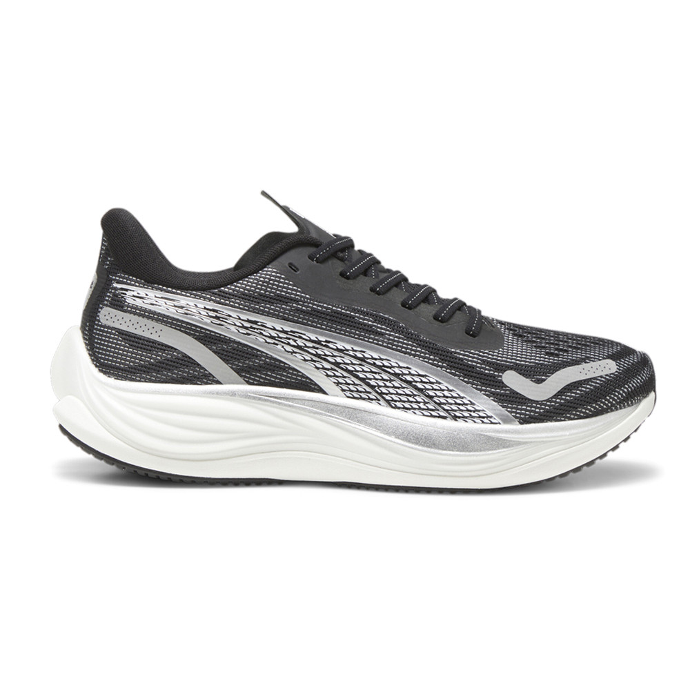 Мужские кроссовки Puma Velocity Nitro 3 для бега, черные, белые кроссовки, спортивная обувь 3777480