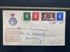 1937 Coronation Cover - British Empire Growth Cachet Timmermann Brooklyn NY USA