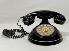 Vintage Radio Shack Heritage Hill Fashion Black Desk Phone Model 43-847 - Tested