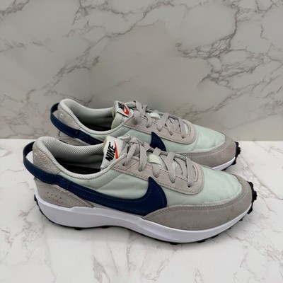 Nike Waffle Debut Womens Sneakers Light Green Grey Navy Blue DH9523-005 Size 7