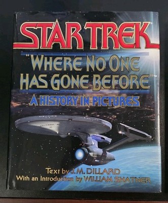 2 Star Trek Books A History in Pictures  Hardcover Plus Star Trek Compendium