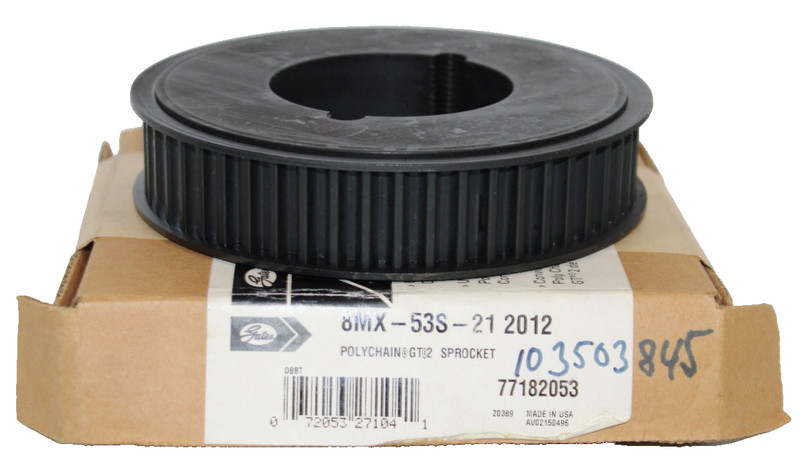 GATES 8MX-53S-21-2012 POLYCHAIN GT2 SPROCKET NEW