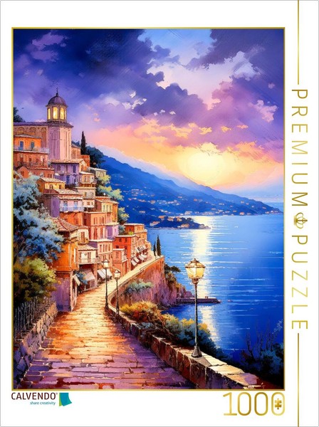 Calvendo Puzzle Dreamlike Sunset | 1000 Pieces, Finished Size 25.2 × 18.9 In (64-image