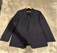 Lauren Ralph Lauren Navy Blue Suit Jacket Blazer Size 54L Wool