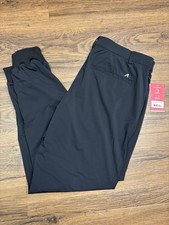 NEW Redvanly Pants Mens XL Black Halliday Jogger Golf Stretch Performance R2125