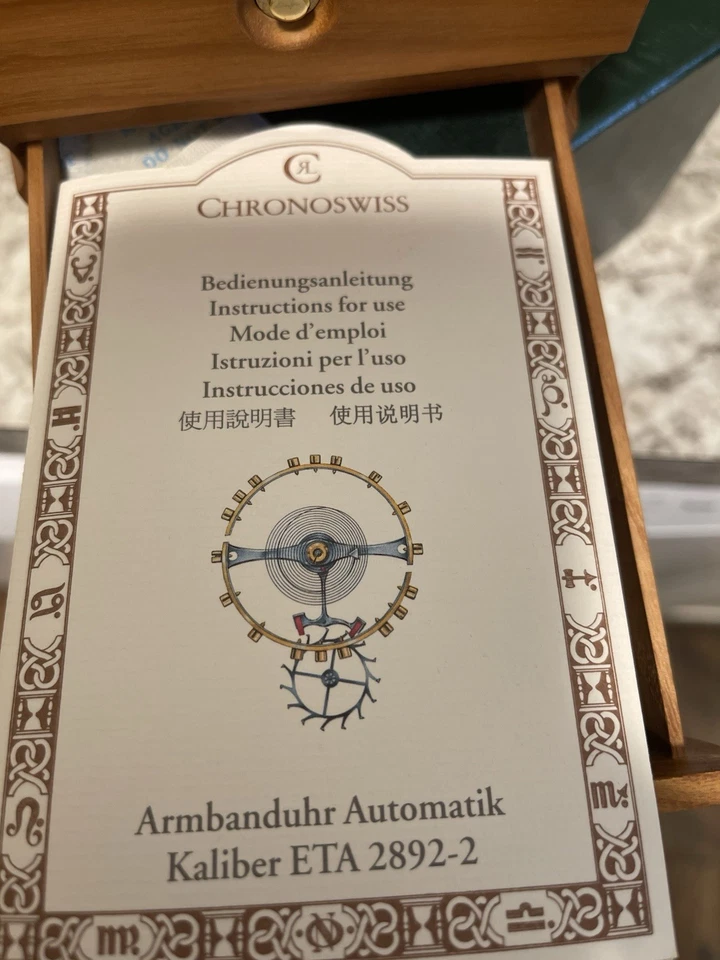 Chronoswiss Lunar Ch 9323 CAJA/PAPELES NUEVOS. Foto 4 de 4