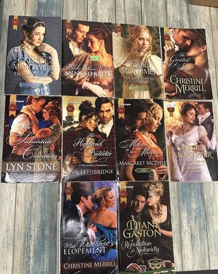 Harlequin Historical Regency Romance Lot 10 PB Books 