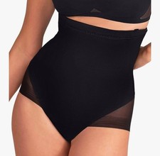 HONEYLOVE Shapewear SuperPower Brief - High Compression Waist Shaper Black XL