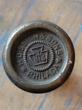 vintage Henry Disston & Sons saw medallion, which was a brass screw nut