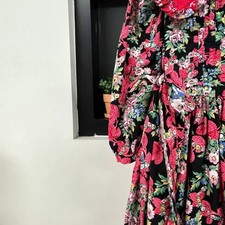 Children's Vintage American Flower Dress 5T - Lightly Used