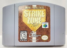 Mike Piazza's Strike Zone Nintendo 64 N64 Original Game | 1998 Tested & Cleaned