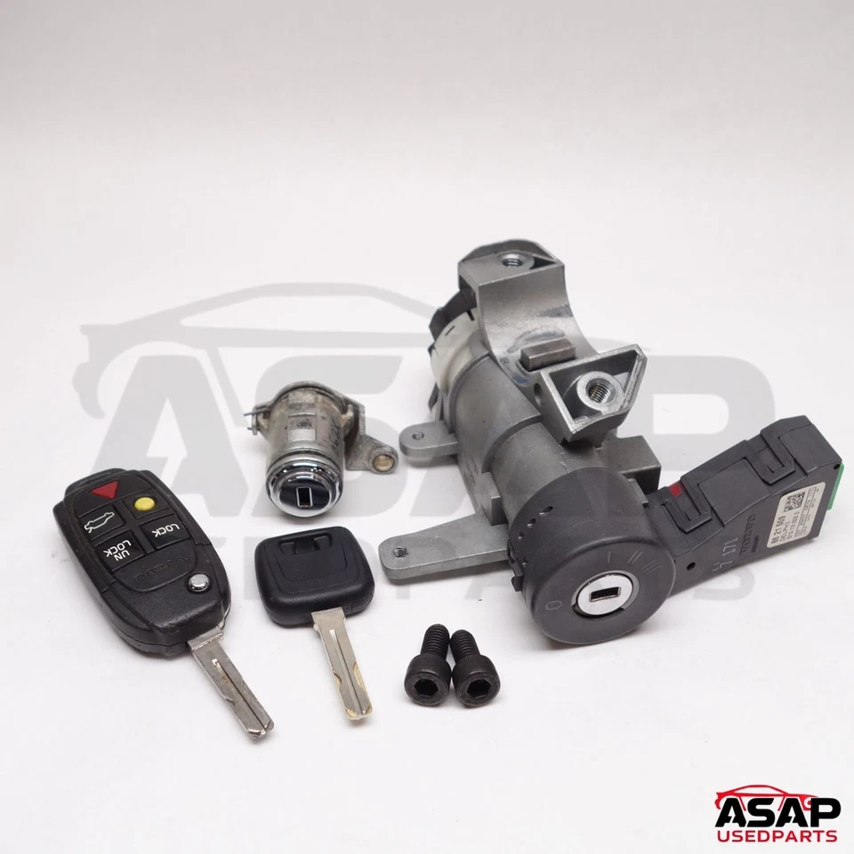 💡 INTERRUPTOR DE ENCENDIDO + CILINDRO CERRADURA PUERTA IZQUIERDA + 2 LLAVES ID48 VOLVO S60 2001-2009 Foto 3 de 4