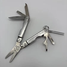 Leatherman Micra Multitool Stainless Scissors/File/Blade + More! - 1-8