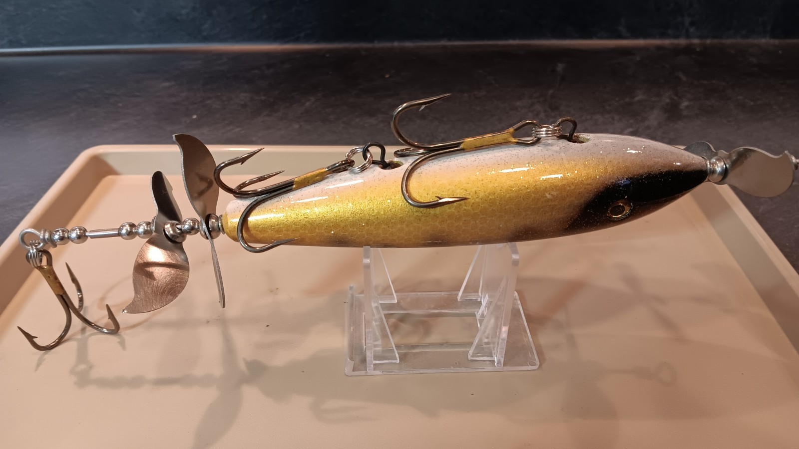 SENNETT STILLWATER "WALLEYE" Musky Muskie Pike Fishing Lure Crankbait Topwater - Image 10