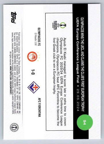 2024-25 Topps UEFA Club Competitions #1-200 Pick Your Player Complete Your Set - 第 277/568 張圖片