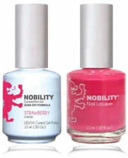Lechat Nobility Gel Polish & Nail Lacquer - Strawberry 0.5 oz - #NBCS075