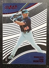 2023 Panini Chronicles Clear Vision Red Torii Hunter #25 4/100