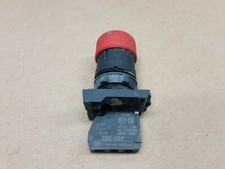 TELEMECANIQUE ZBE-101 CONTACT RED PUSH TWIST BUTTON E STOP OFF #1010J19