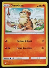 GROWLITHE 21/214 in Italiano POKEMON SOLE LUNA Legami Inossidabili