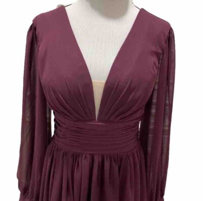 fitted lace wedding dress Daphne Double Cloth Dress-Warm Mauve