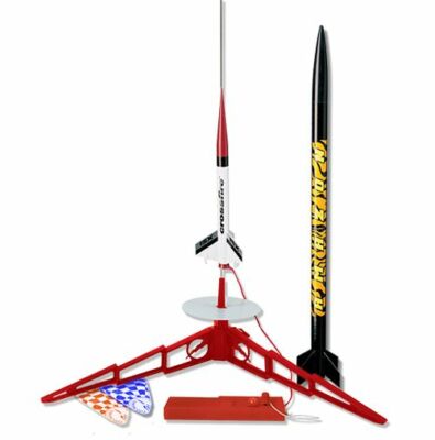 Estes Tandem-X Flying Model Rocket Starter Set (2 Rockets & Pad) EST1469