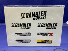 Ducati "Scrambler Logo" Sticker Set OEM 987691867