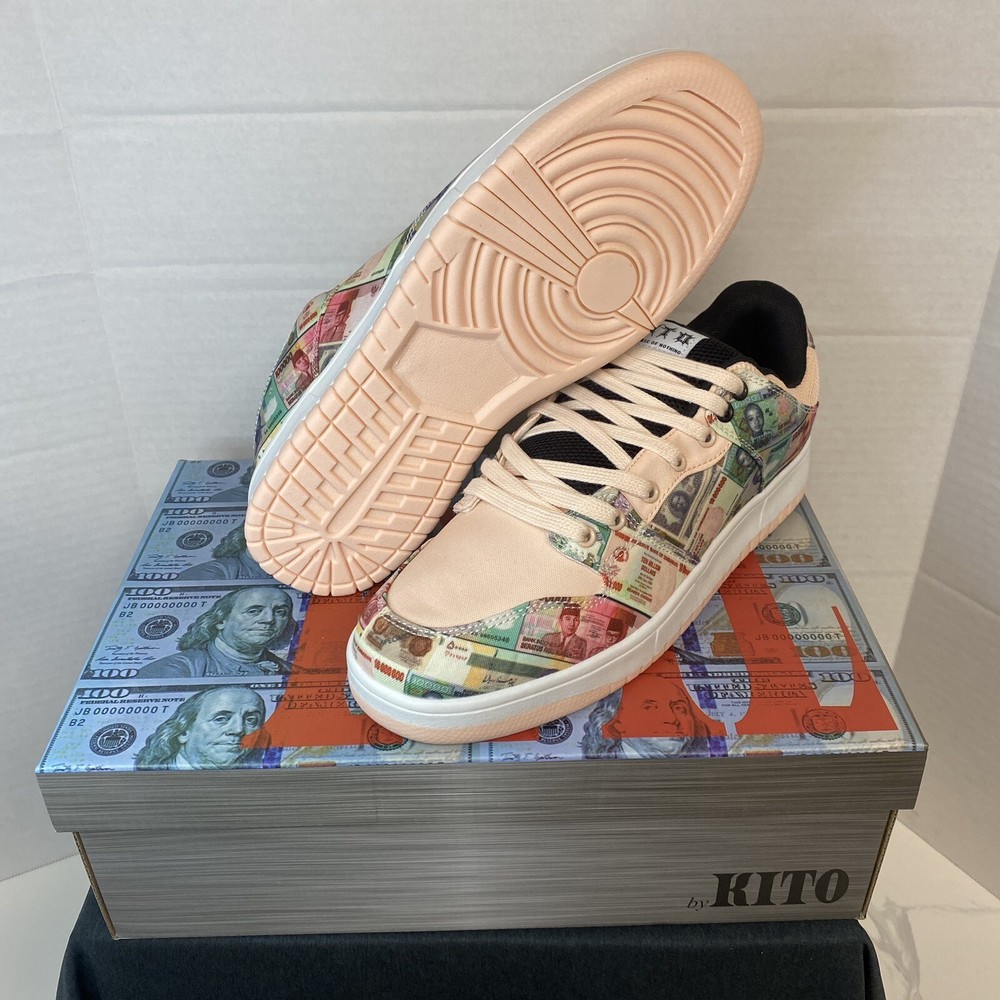 Kito Wares Root of All Evil Dunk Low Style Mens Size 9 NEW Rare Cash Salmon Pink
