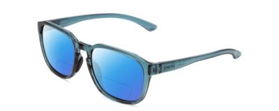 Smith Contour Polarized BI-FOCAL Sunglasses in Crystal Blue Green 56mm 41 OPTION